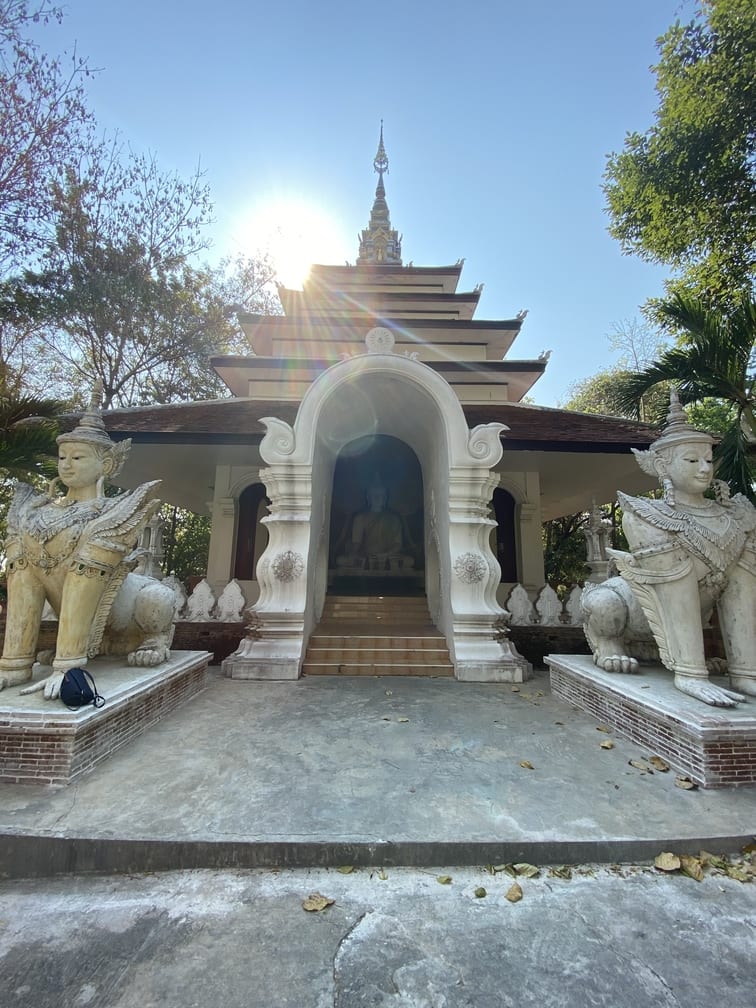 Arch entrance to a temple.