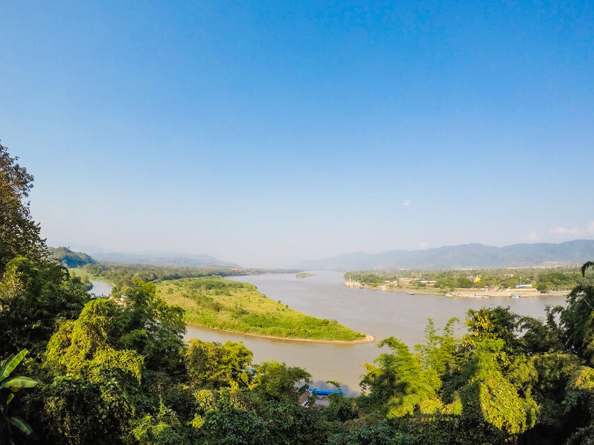 Scenic river view from a high vantage.