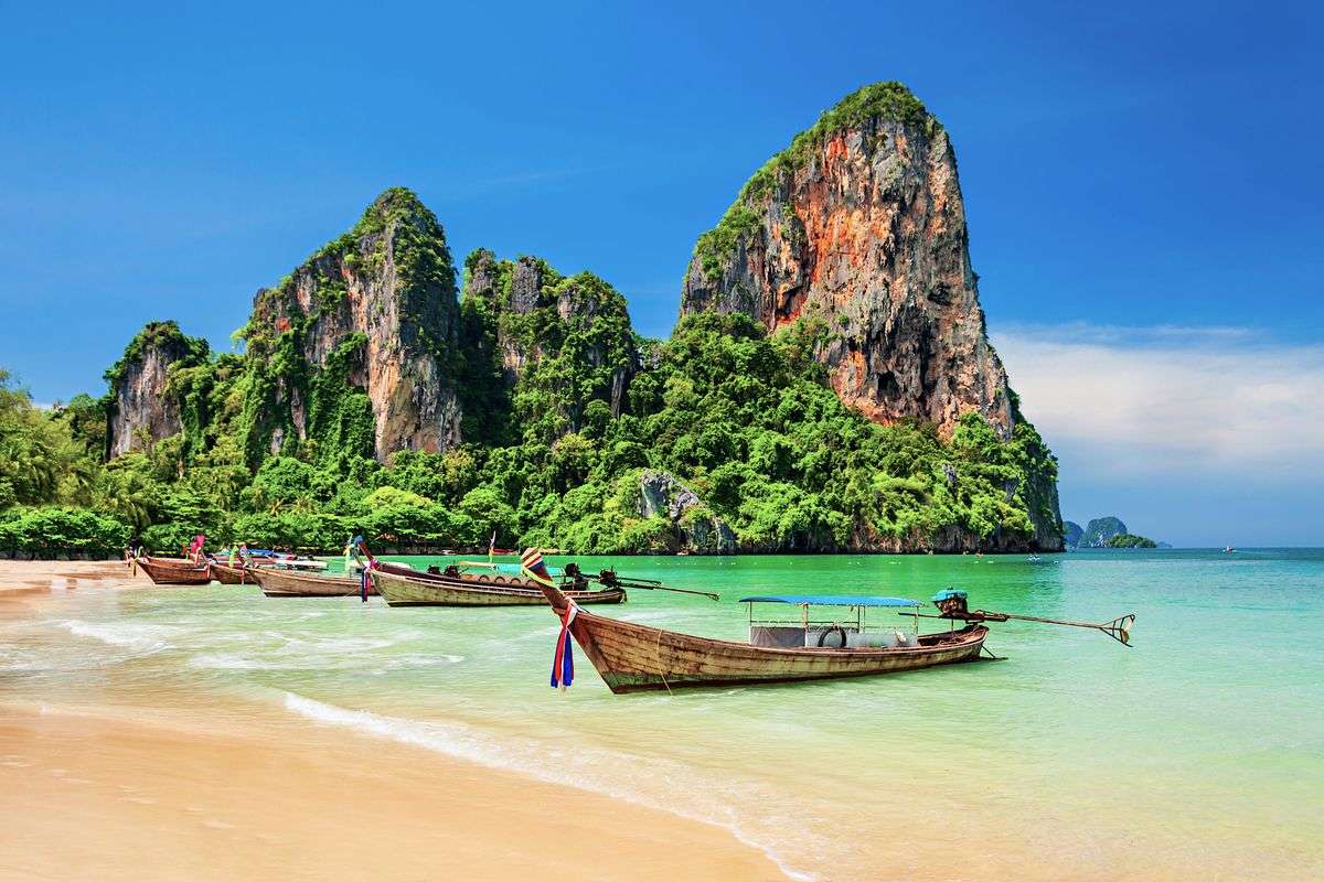 Railay Beach in Krabi Thailand