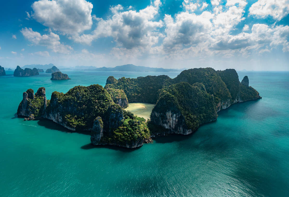 View from above Koh Hong Island best things to do in Krabi