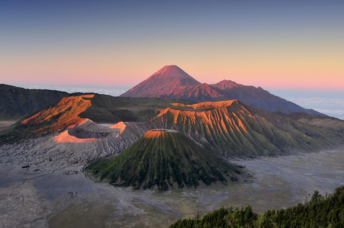 Bromo Volcano in Indonesia