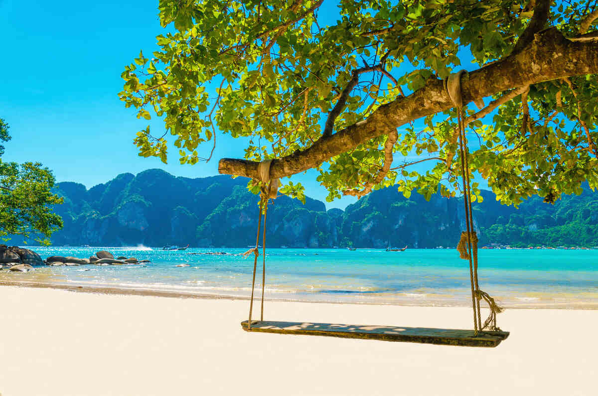 Beach on Phi Phi Island Thailand