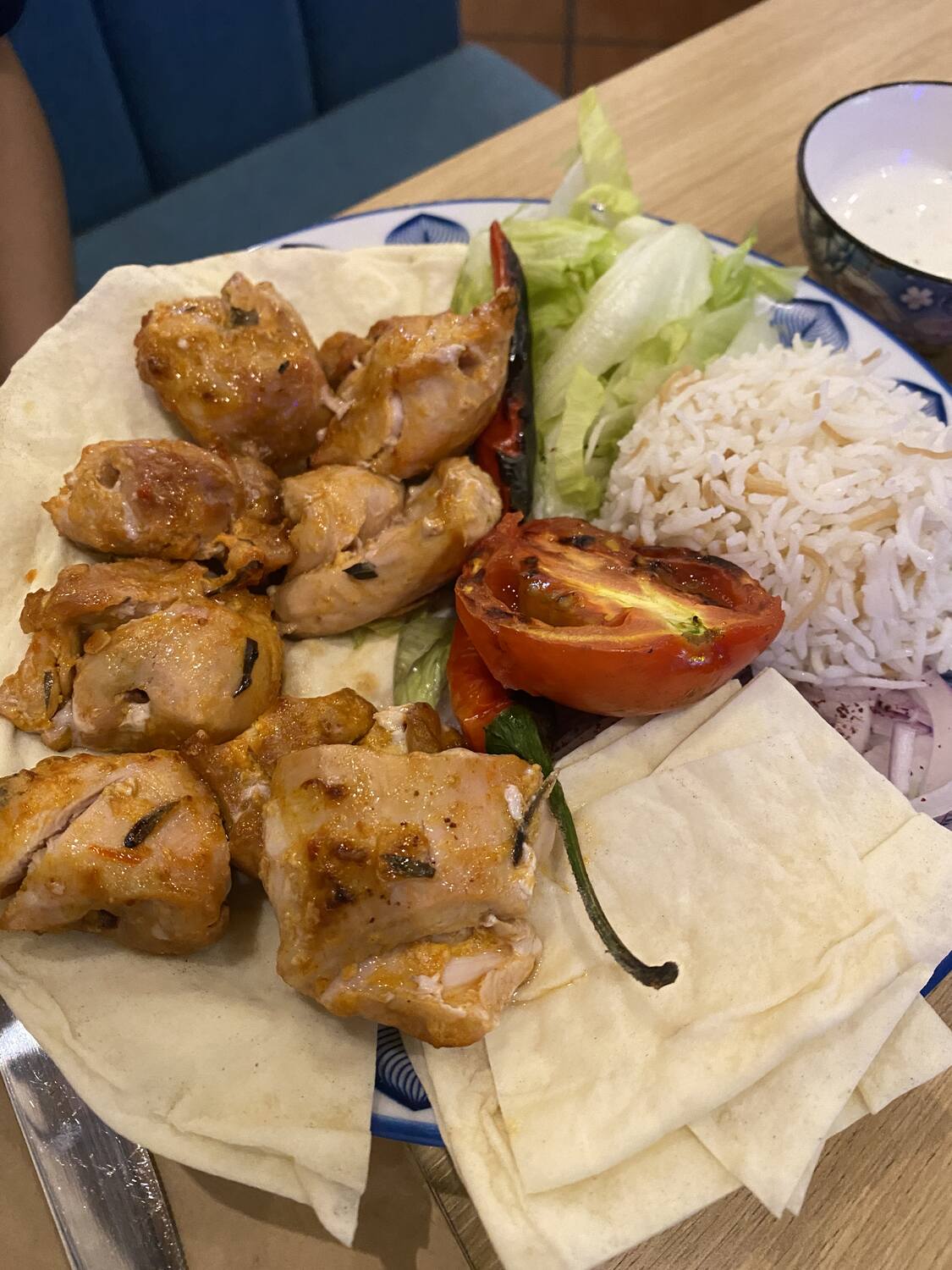 Chicken Shish at Anatolia