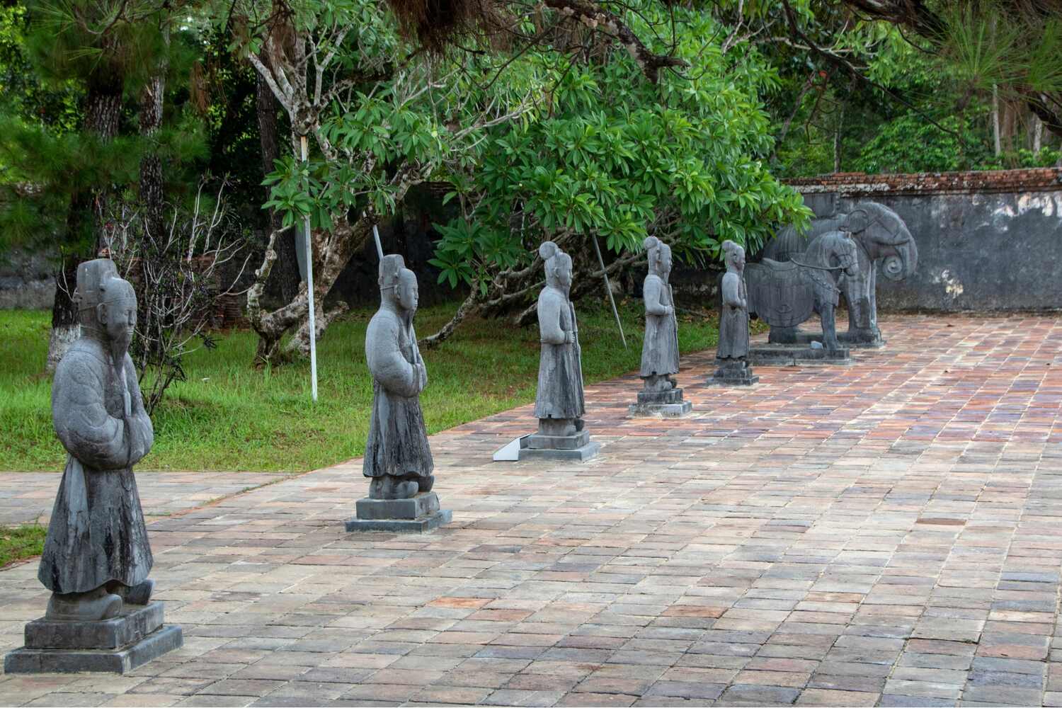 Minh Mang Tomb in Hue Vietnam