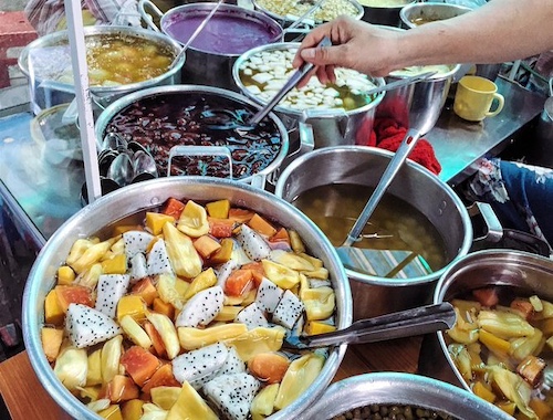 Walking street food tour in Hue Vietnam