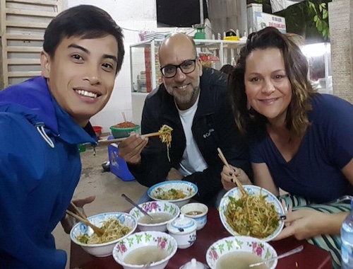 Walking street food tour