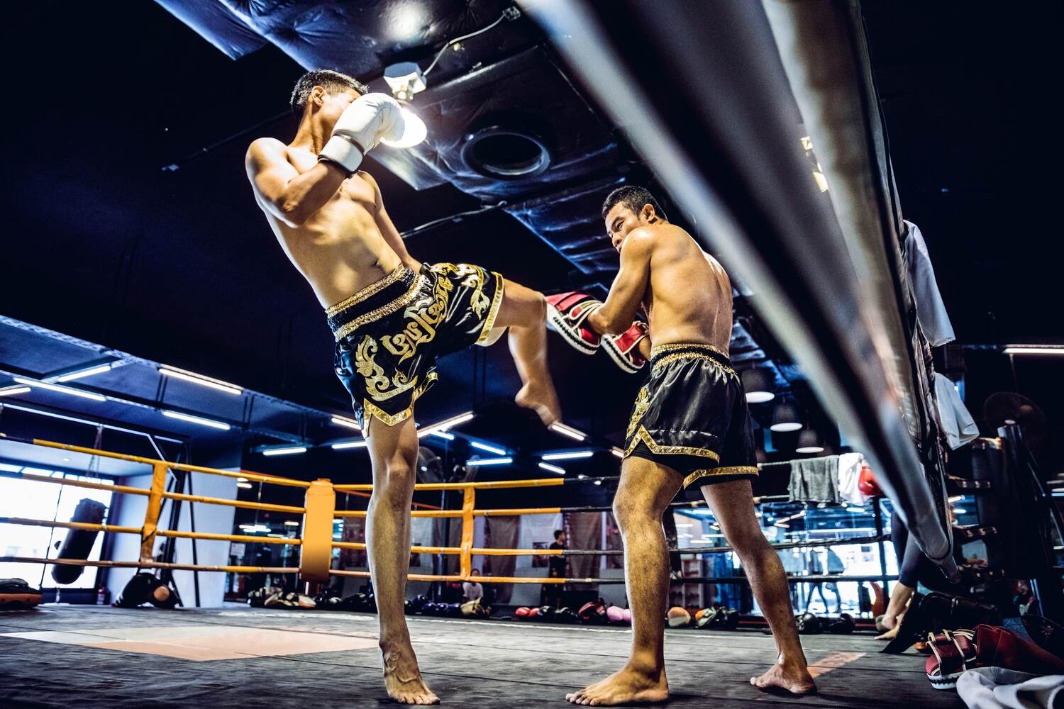 Muay Thai match in Krabi